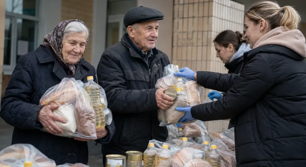 Деякі пенсіонери можуть отримати безоплатні продуктові набори