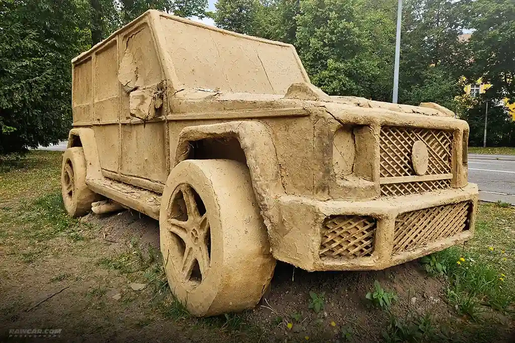 Как Mercedes-Benz Gelandewagen сделали из биоразлагаемого материала